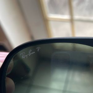 Black mens ray ban aviators like new